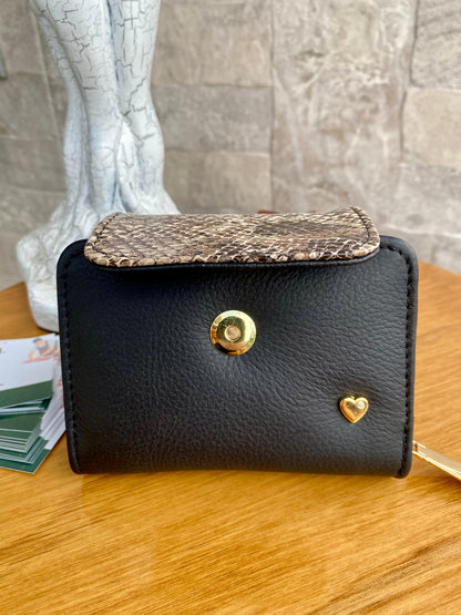 Billetera Pifel II Edicion limitada Negro mate-Estampado animal