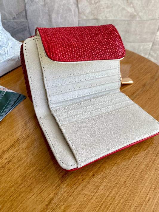 Billetera Chic I CZ Rojo-Talco Edición especial