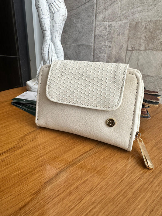 Billetera Panal II CZ Beige Cazzal-Talco